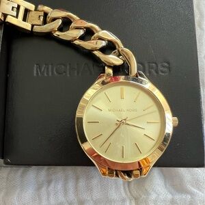 Michael Kors gold chain watch